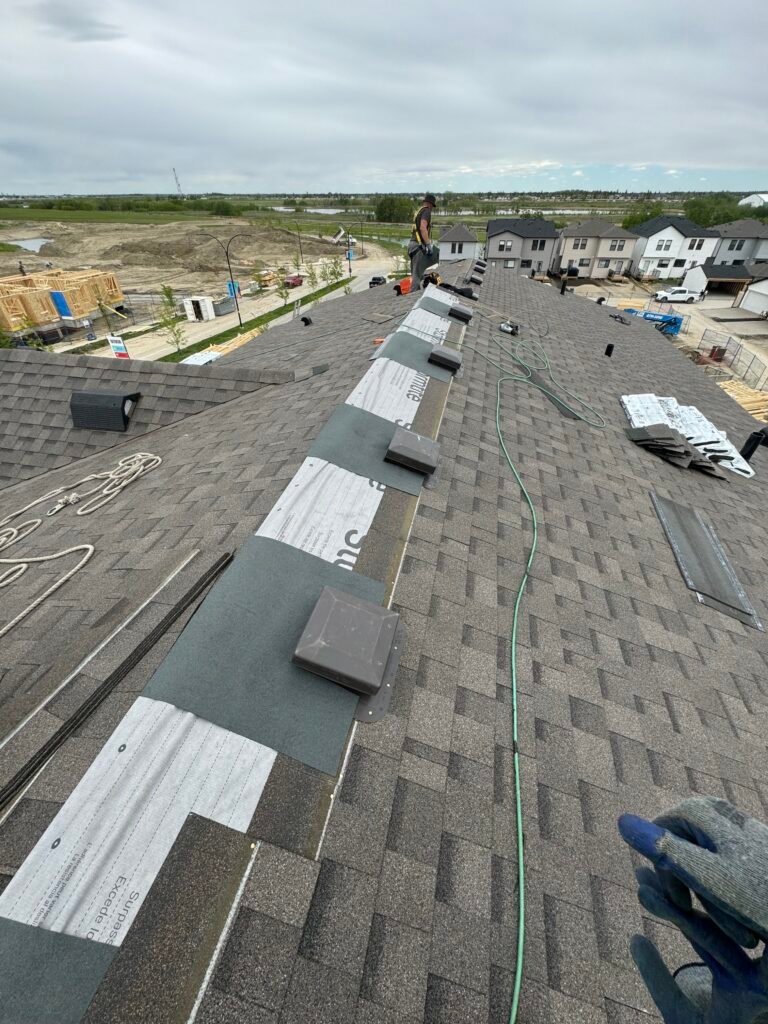Roofing Project in Airdrie, Alberta in Canada. Done by Top Master Roofing Inc.