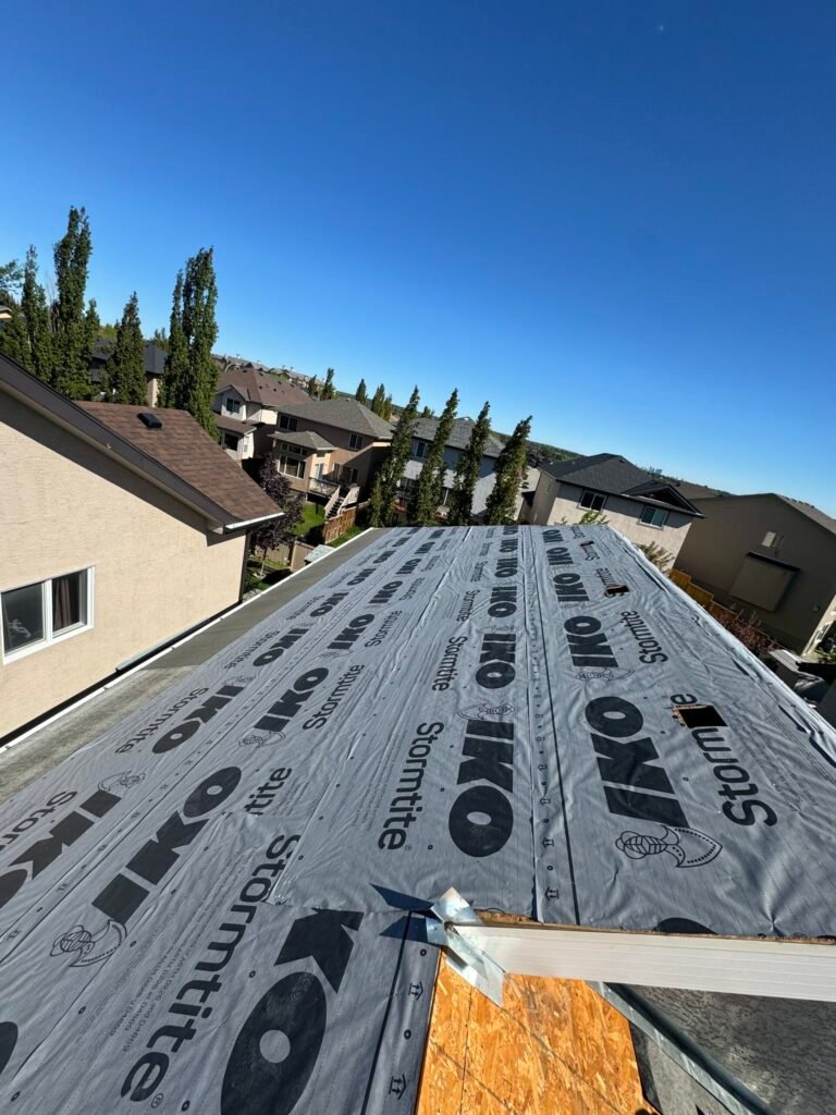 Roofing Project in Calgary, Alberta in Canada. Done by Top Master Roofing Inc.