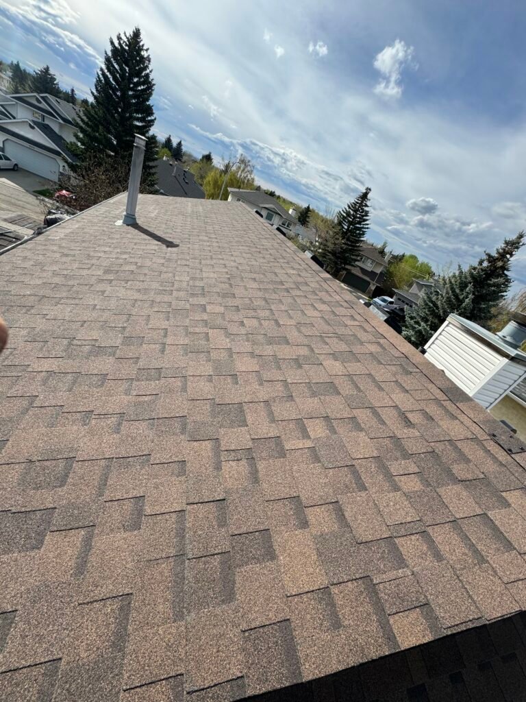 Roofing Project in Calgary, Alberta in Canada. Done by Top Master Roofing Inc.