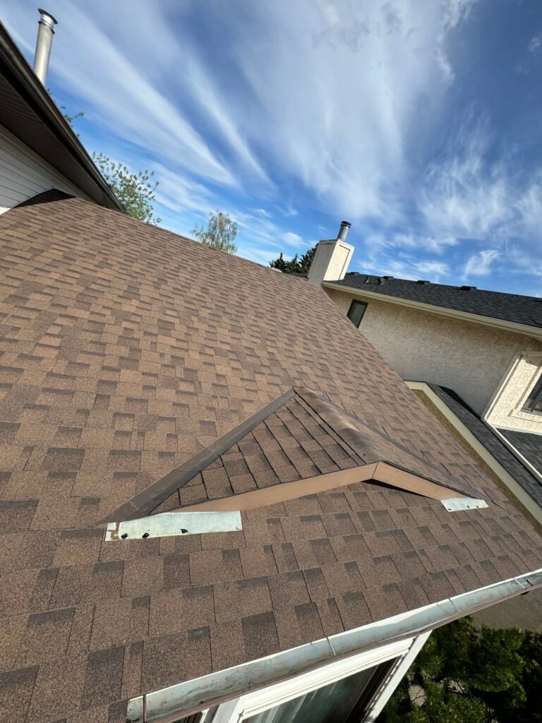 Roofing Project in Calgary, Alberta in Canada. Done by Top Master Roofing Inc.