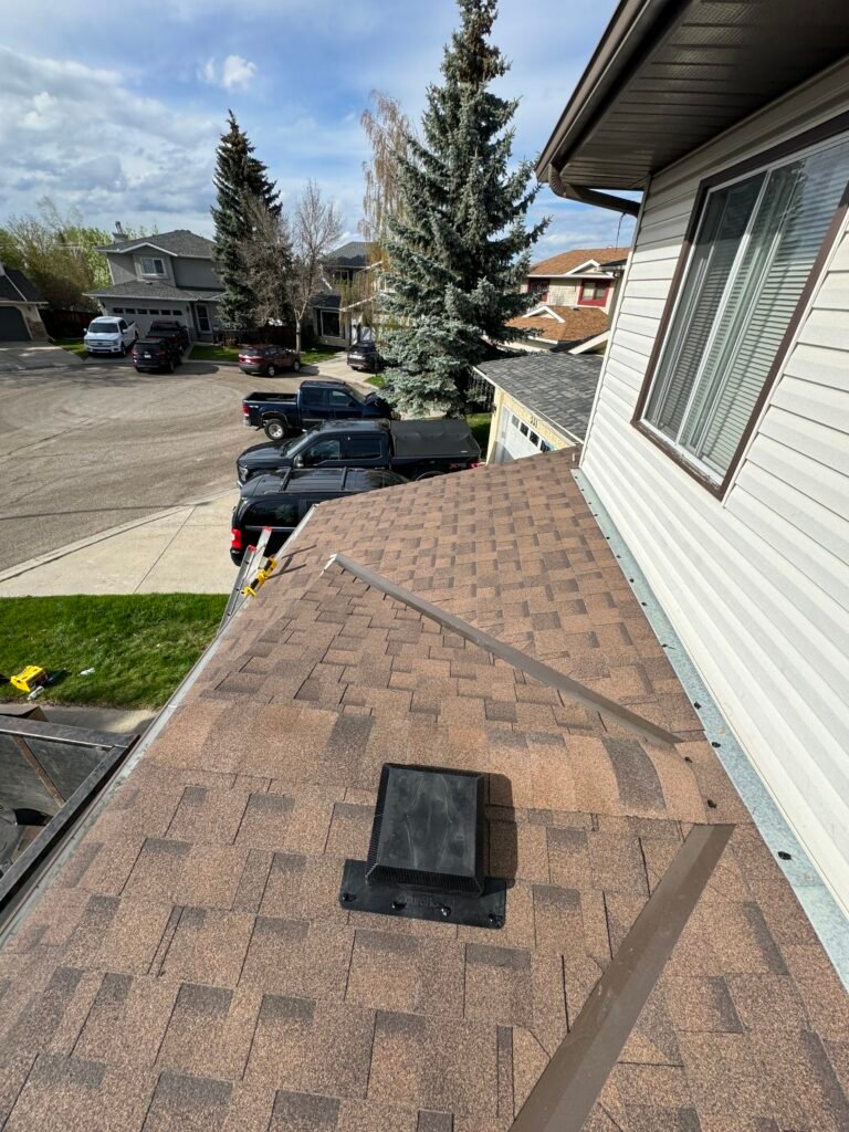 Roofing Project in Calgary, Alberta in Canada. Done by Top Master Roofing Inc.