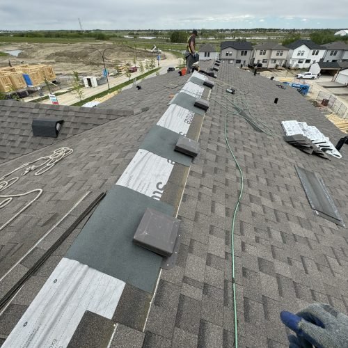 Roofing Project in Airdrie, Alberta in Canada. Done by Top Master Roofing Inc.