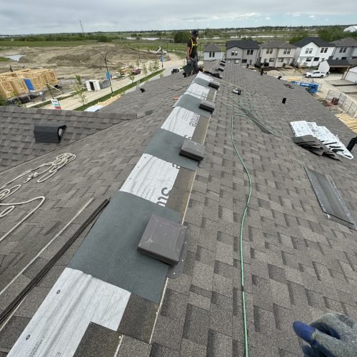 Roofing Project in Airdrie, Alberta in Canada. Done by Top Master Roofing Inc.