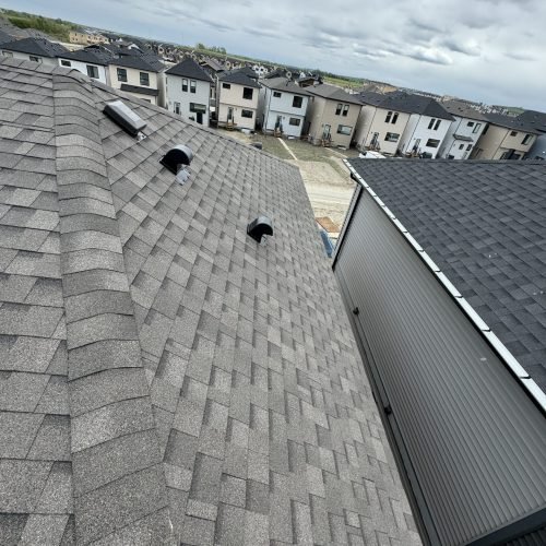 Roofing Project in Airdrie, Alberta in Canada. Done by Top Master Roofing Inc.
