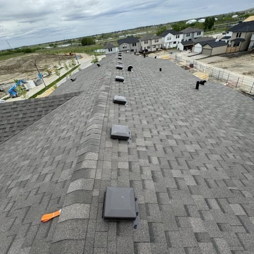Roofing Project in Airdrie, Alberta in Canada. Done by Top Master Roofing Inc.