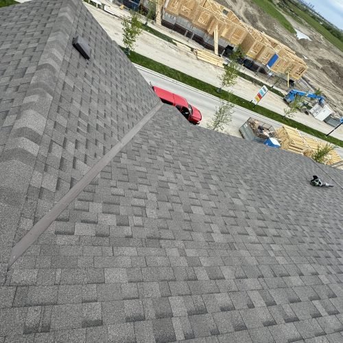 Roofing Project in Airdrie, Alberta in Canada. Done by Top Master Roofing Inc.