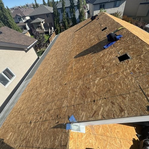 Roofing Project in Calgary, Alberta in Canada. Done by Top Master Roofing Inc.