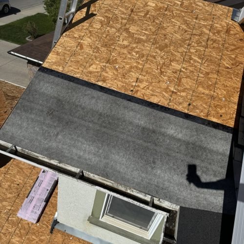 Roofing Project in Calgary, Alberta in Canada. Done by Top Master Roofing Inc.