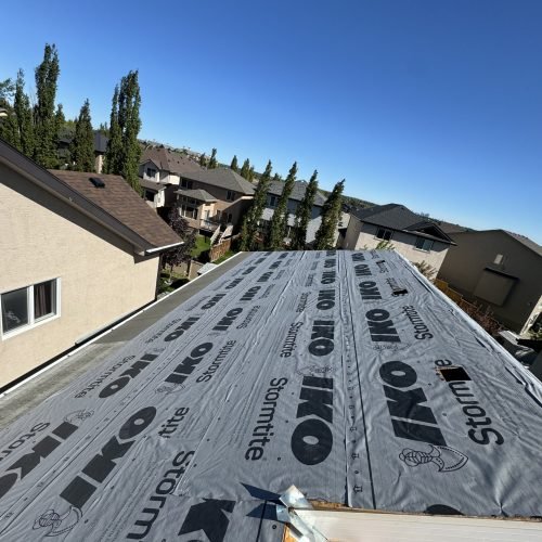 Roofing Project in Calgary, Alberta in Canada. Done by Top Master Roofing Inc.