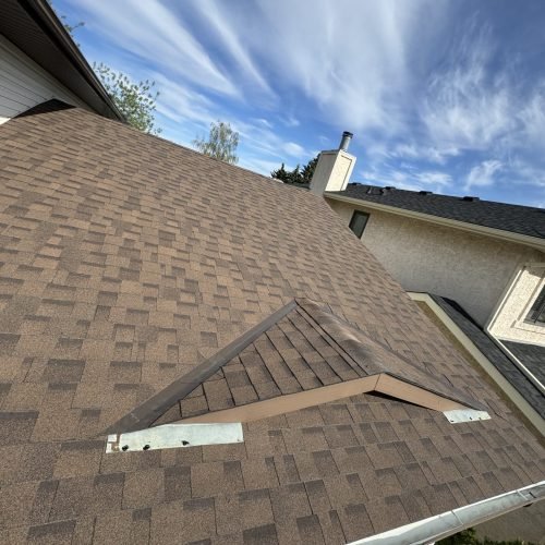 Roofing Project in Calgary, Alberta in Canada. Done by Top Master Roofing Inc.