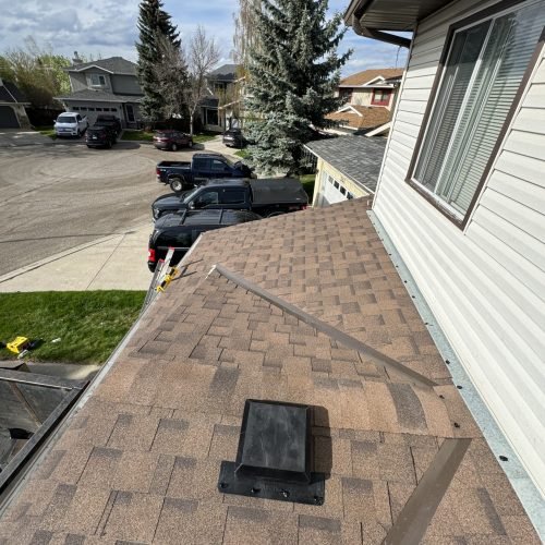 Roofing Project in Calgary, Alberta in Canada. Done by Top Master Roofing Inc.