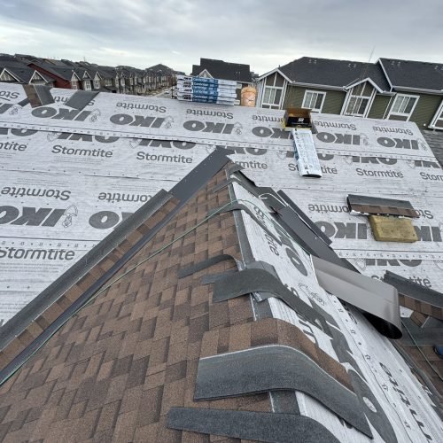 Roofing Project in Calgary, Alberta in Canada. Done by Top Master Roofing Inc.