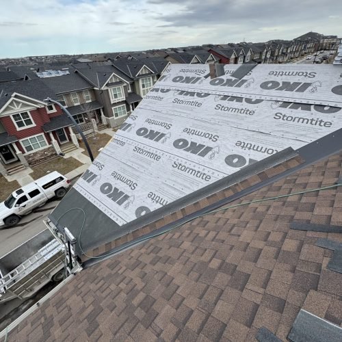 Roofing Project in Calgary, Alberta in Canada. Done by Top Master Roofing Inc.