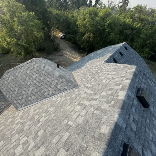 Roofing Project in Red Dear, Alberta in Canada. Done by Top Master Roofing Inc.